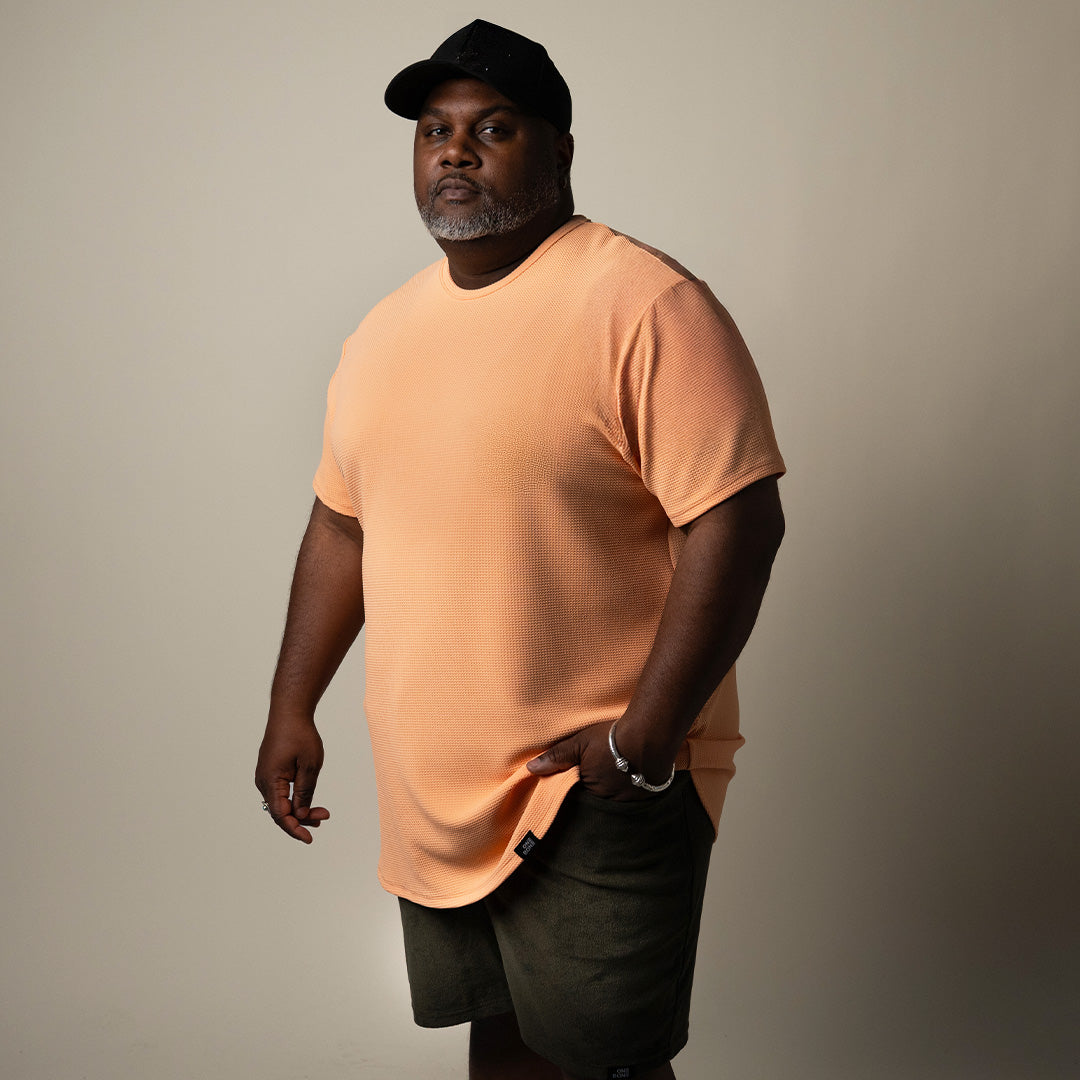 model-specs: Tristan is 5'8" | 270 lbs | Size 2