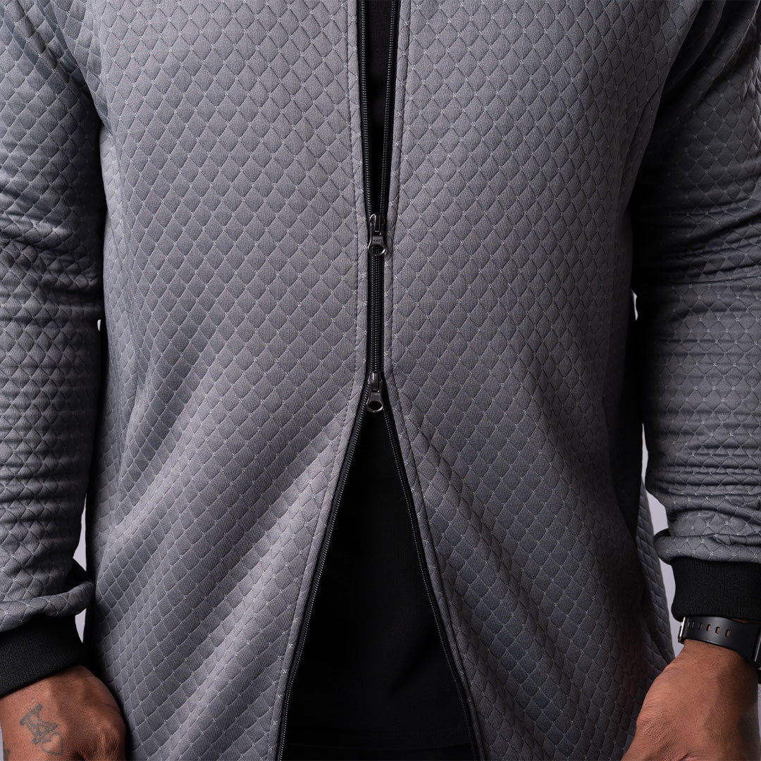 Quilt Bomber - Grey