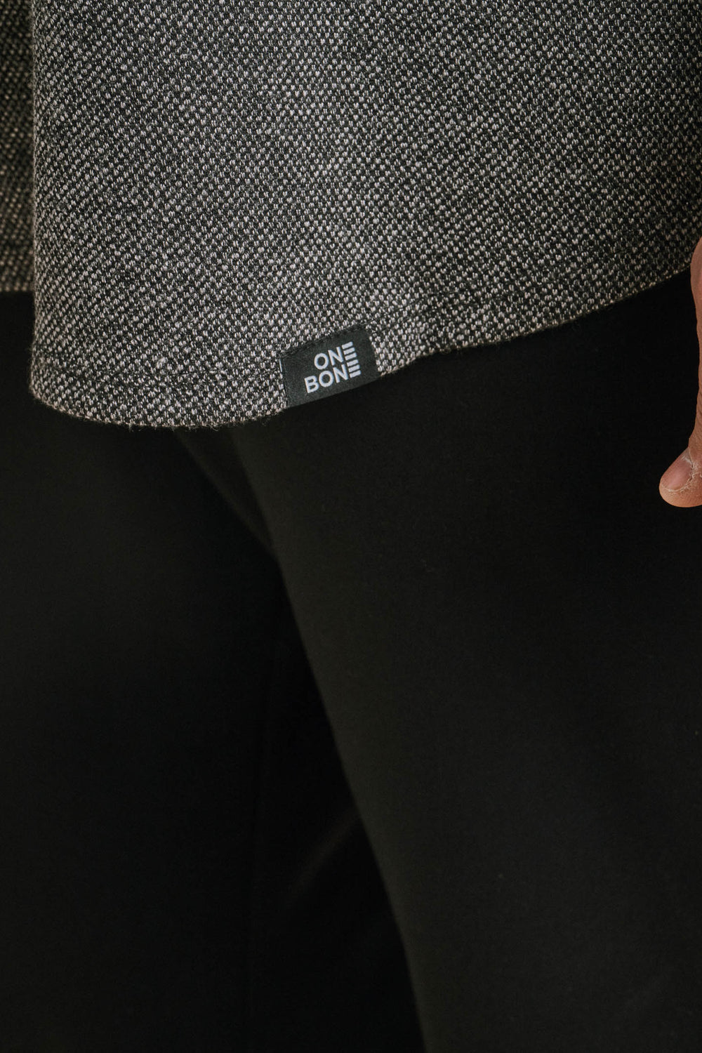 Captain Crewneck Sweater V2 - Black Smoke