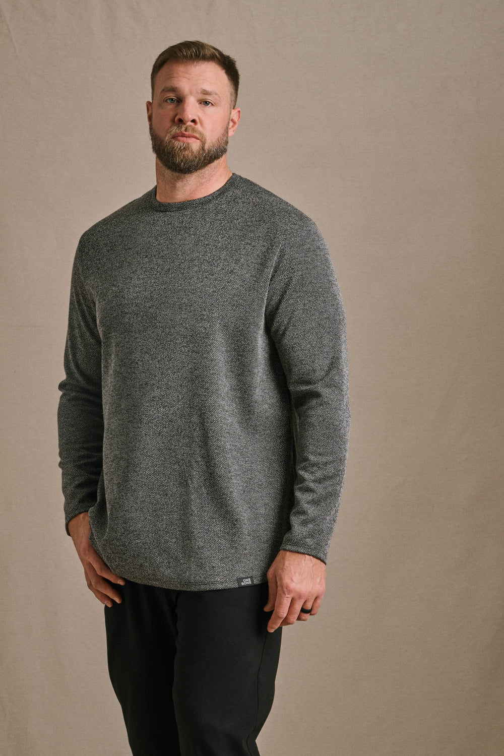 Captain Crewneck Sweater V2 - Black Smoke