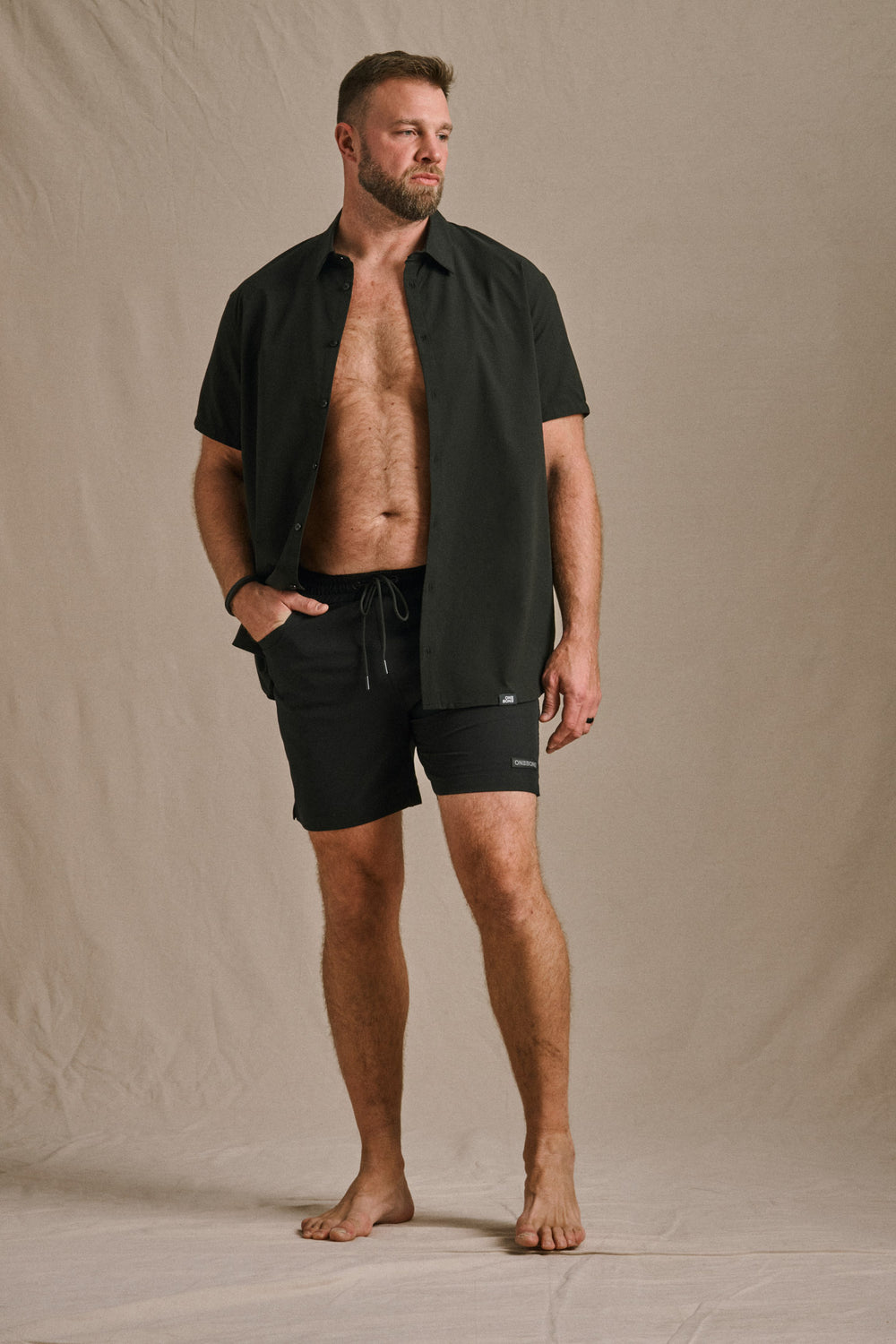 Hybrid Swim Short - Black/Black Liner