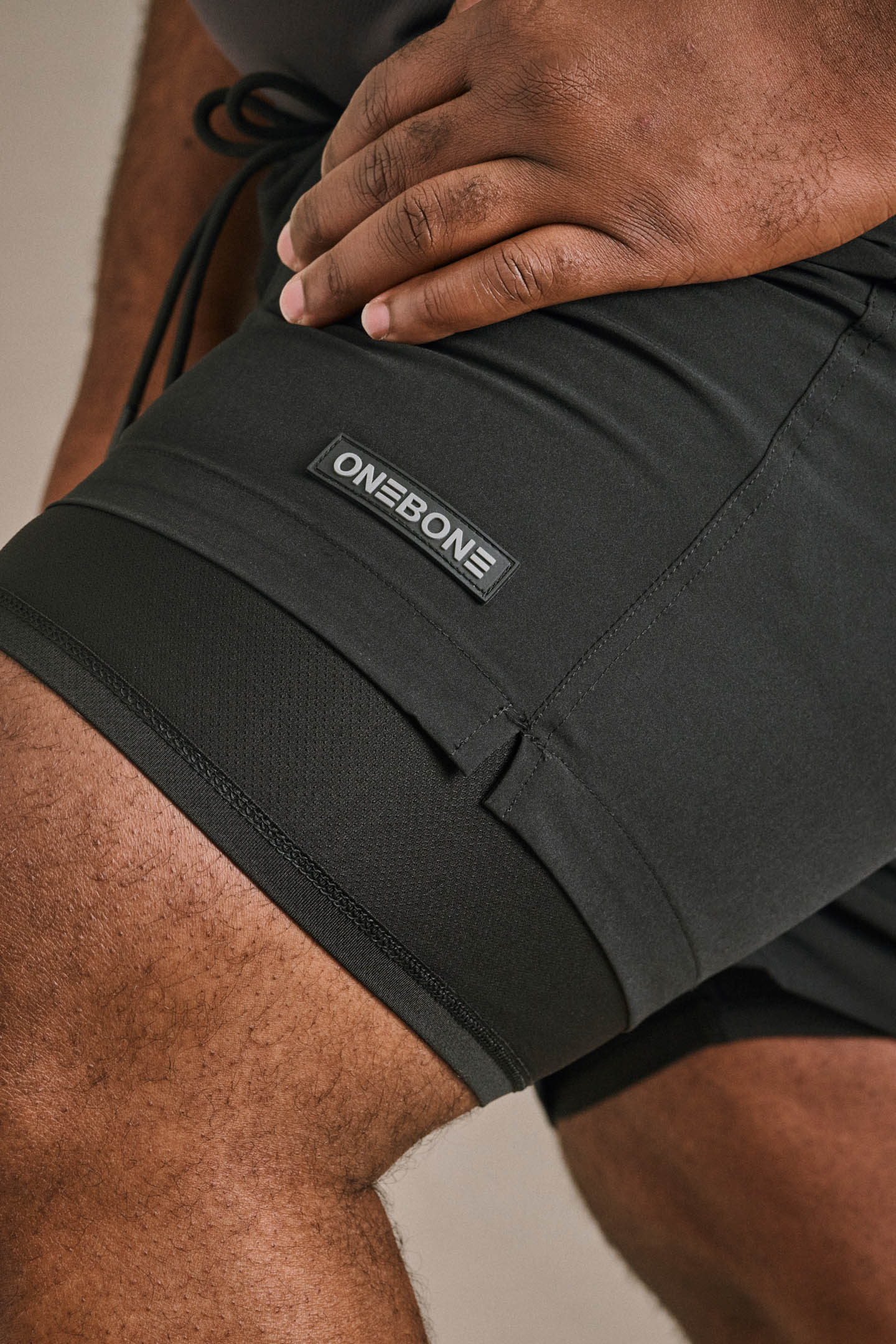 Hybrid Swim Short - Black/Black Liner