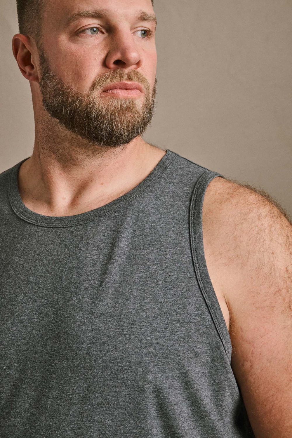 Tank Top - Mini Scoop - Charcoal Mix