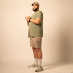 model-specs: Kevin is 6'6 | 279 lbs | size 1