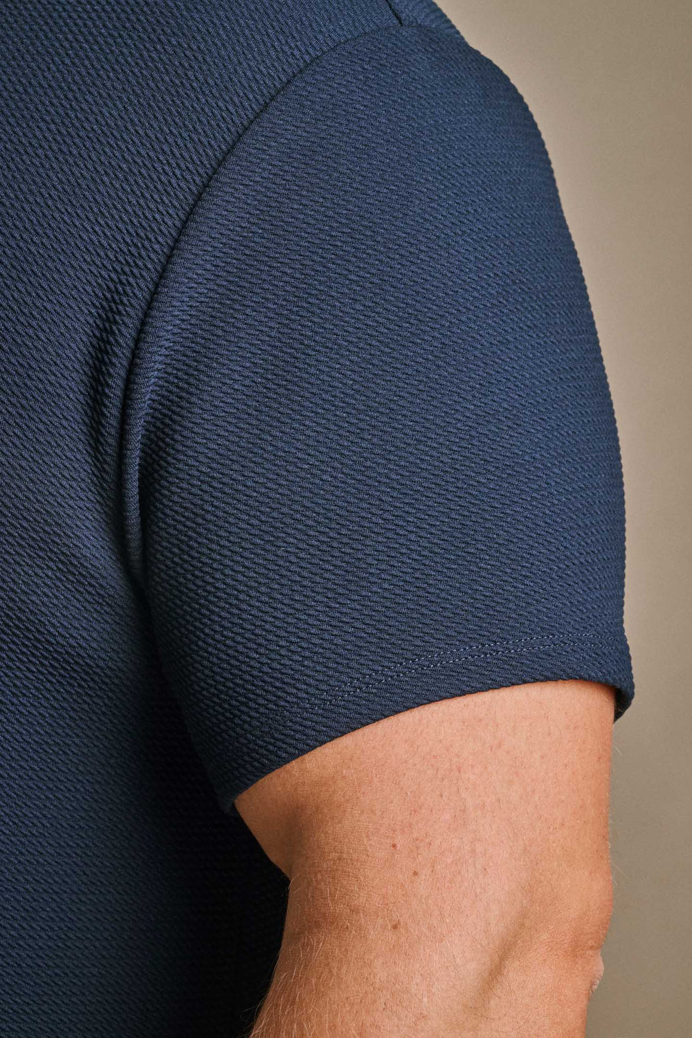 Split Hem Bullet Tee - Navy