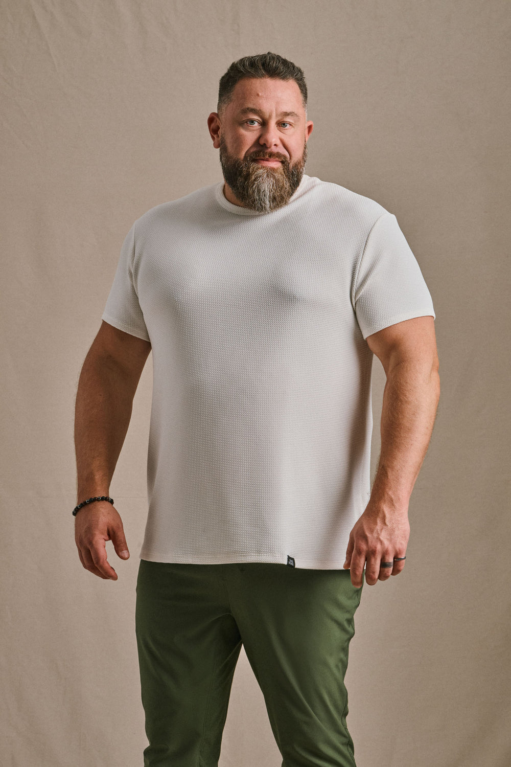 Split Hem Bullet Tee - Off White