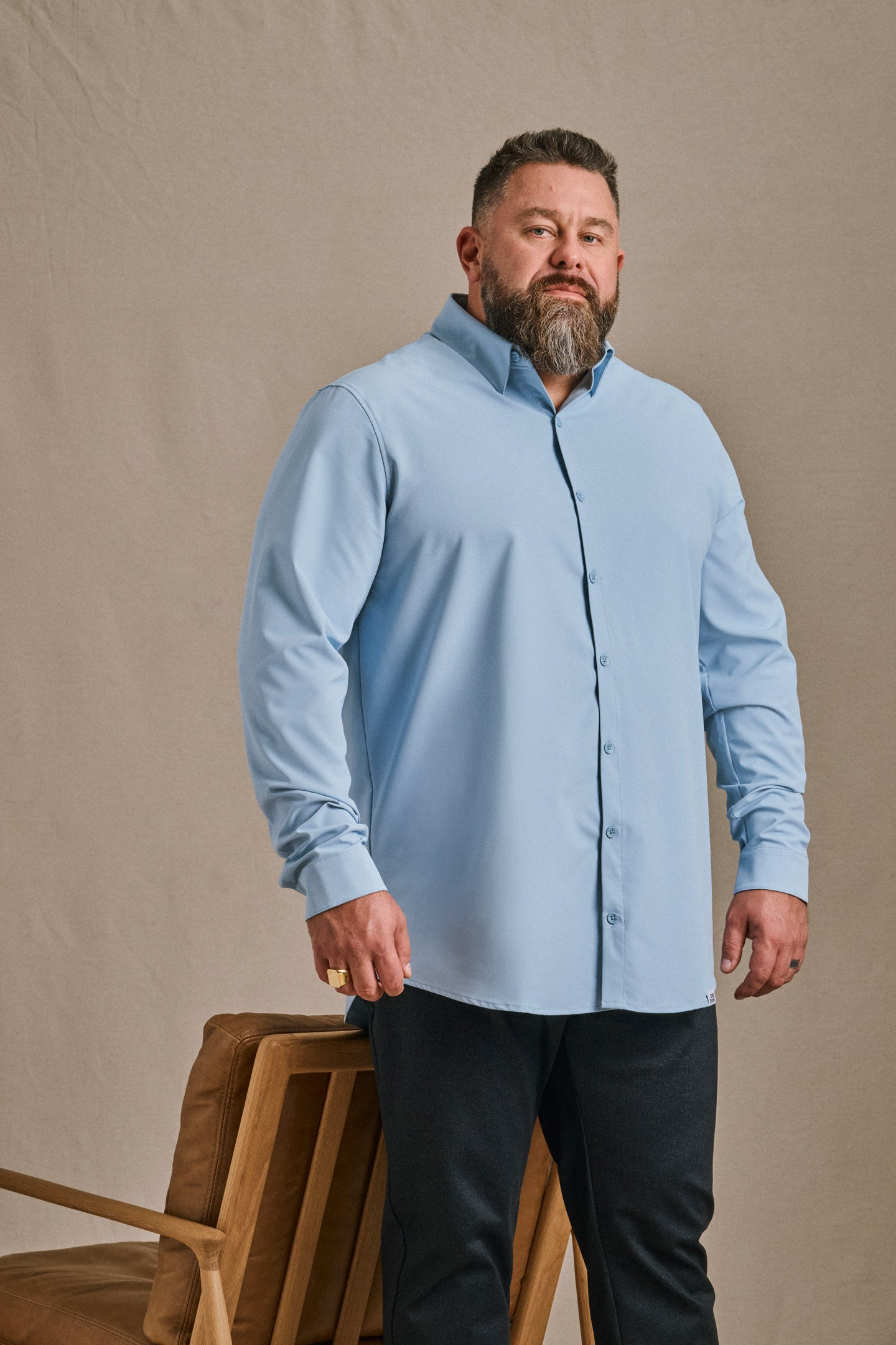 SmartFit Dress Shirt - Light Blue | Mens Dress Shirts