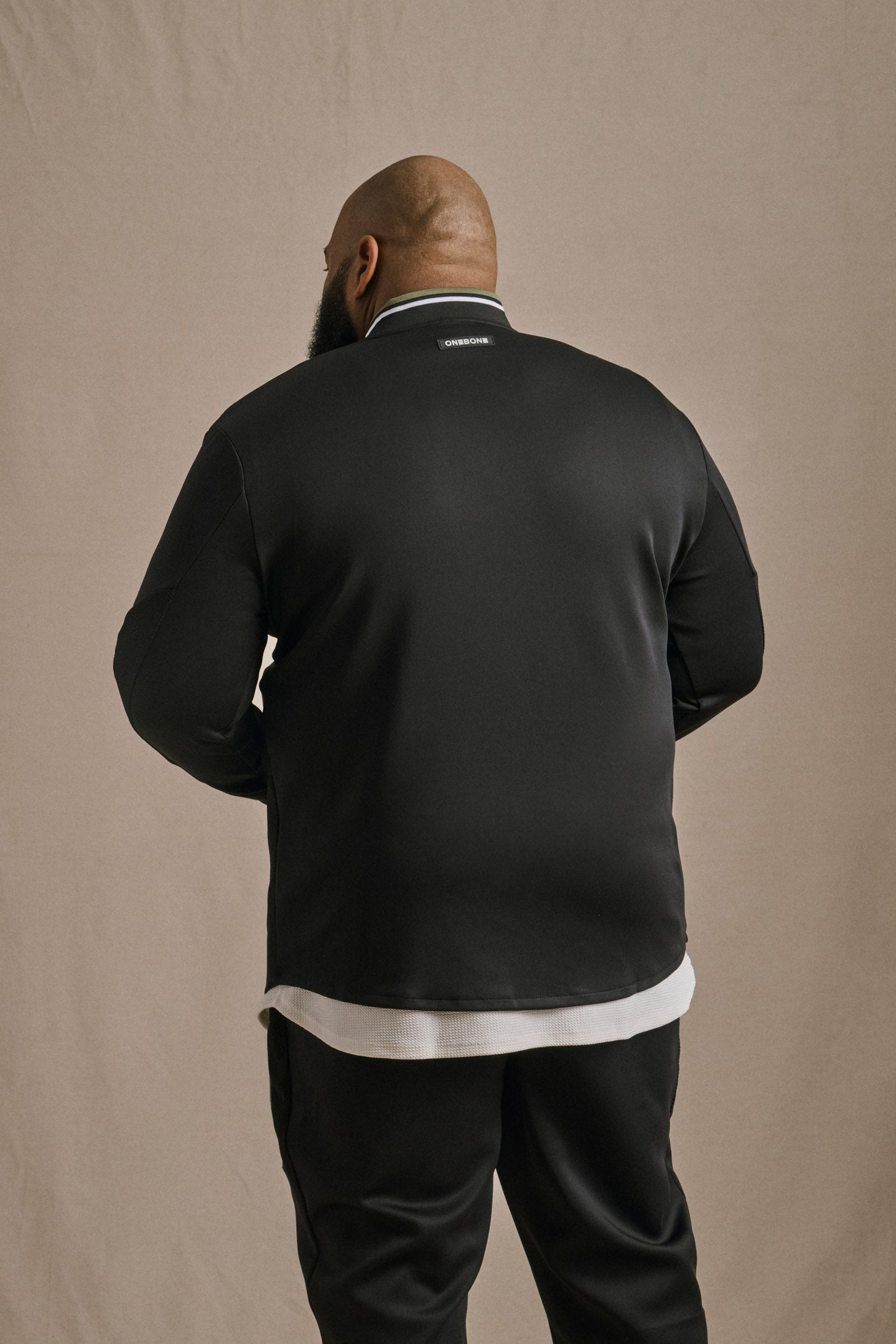Track Jacket - Black | Mens Track Jacket | One Bone Brand – ONE BONE