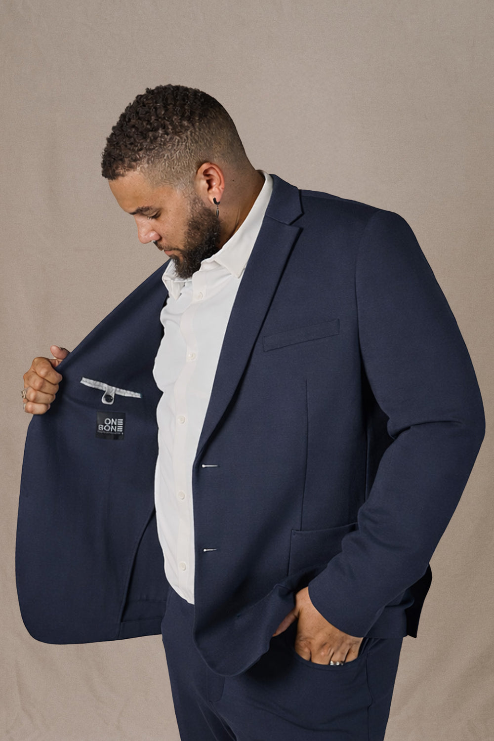 SmartFit Blazer - Light Navy