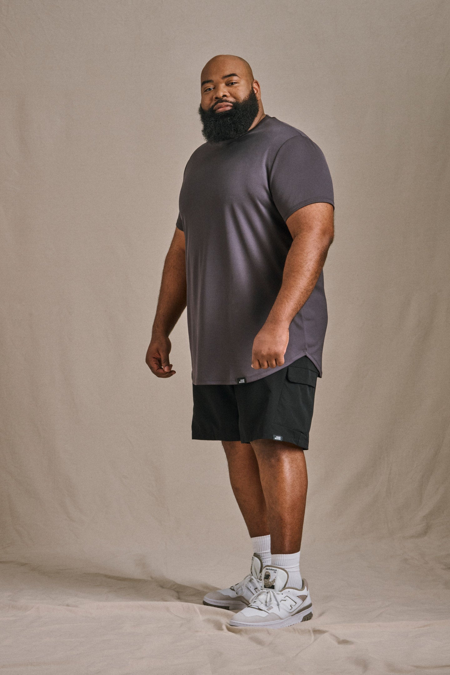 Everywear Tee - Dark Grey | Athletic Shirt | One Bone Brand – ONE BONE
