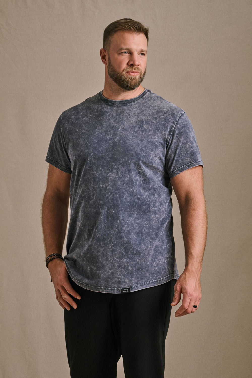 Stone Wash Tee - Navy Marble