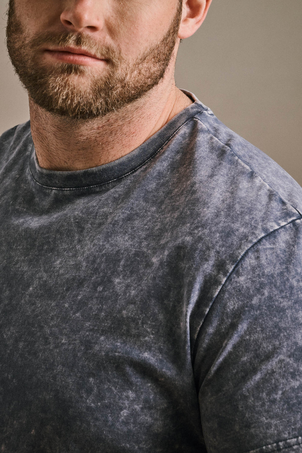 Stone Wash Tee - Navy Marble
