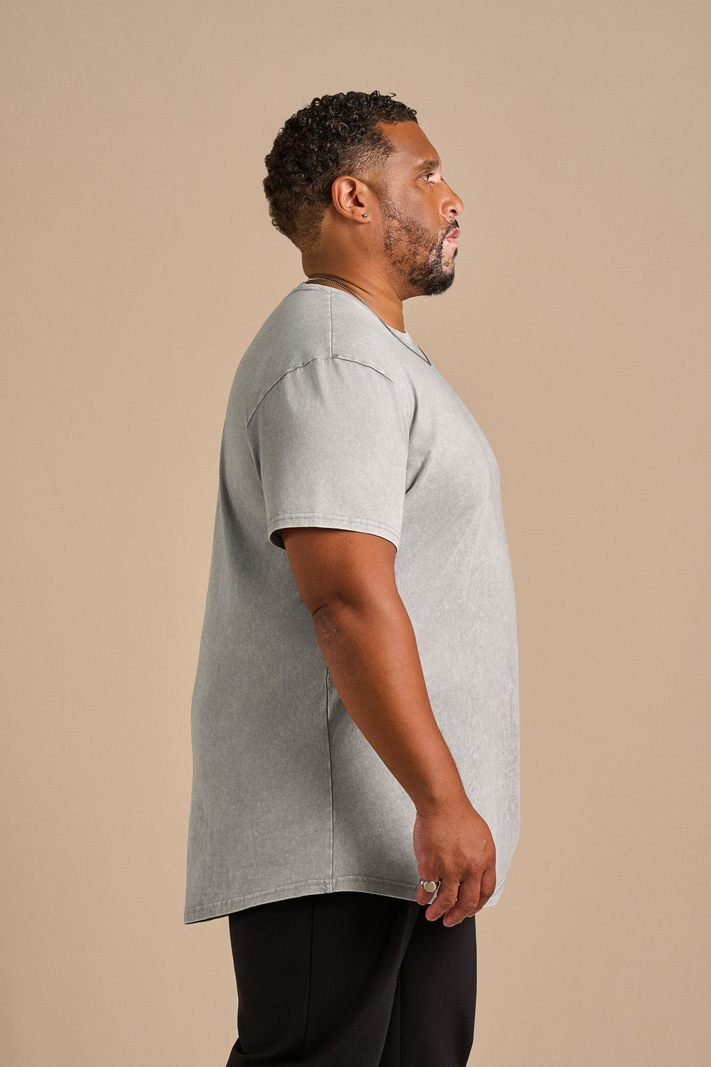 Stone Wash Tee - Grey