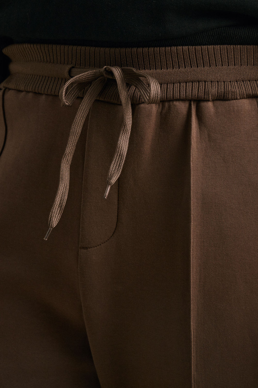 Pin Tuck Pant - Coffee