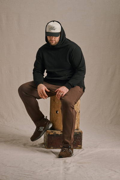 Pin Tuck Pant - Coffee – ONE BONE