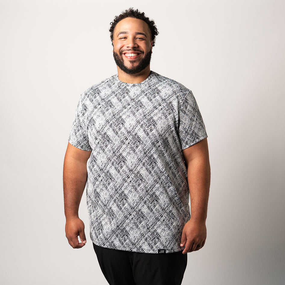 model-specs: Tyler is 6'1" | 300 lbs | Size 1