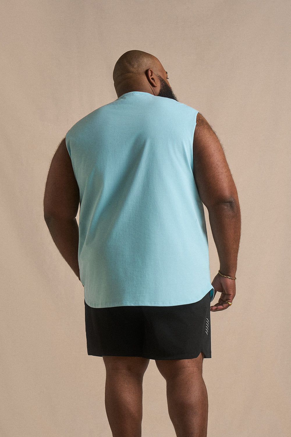Cotton Cut Off - Sky Blue