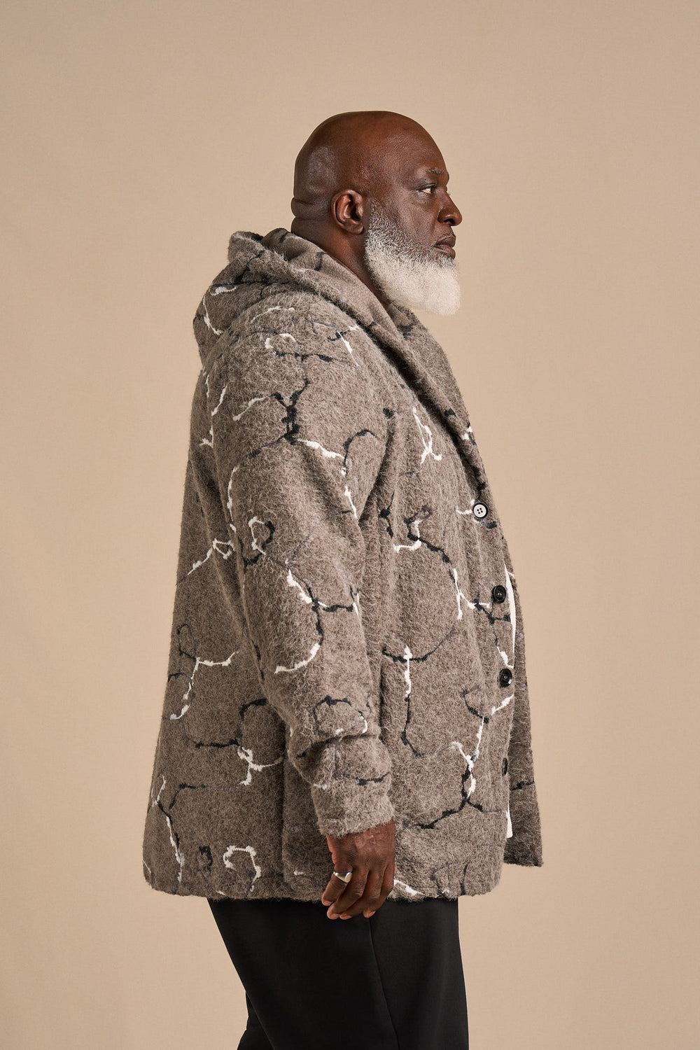Trench Hoodie V2 - Taupe