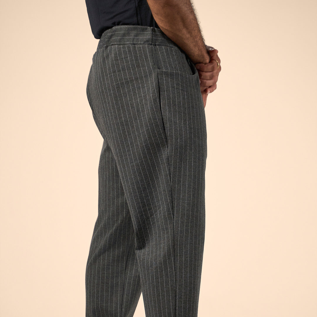 Outwork Pant - Grey Pinstripe