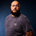 model-specs: Nick is 6'5" | 315 lbs | Size 2