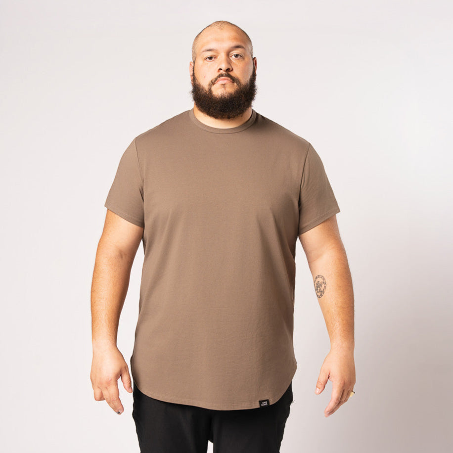 Scoop - T-Shirt - Brick Brown