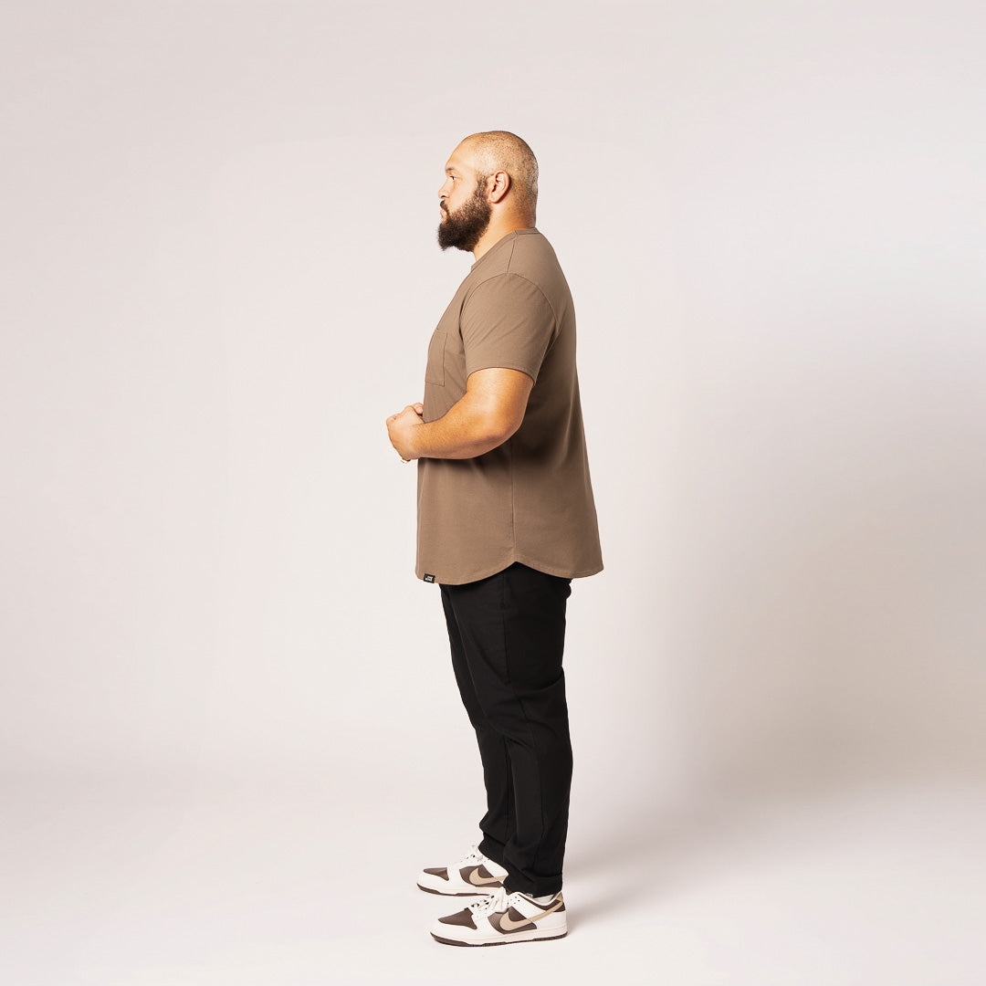 T-shirt à poche – Blanc