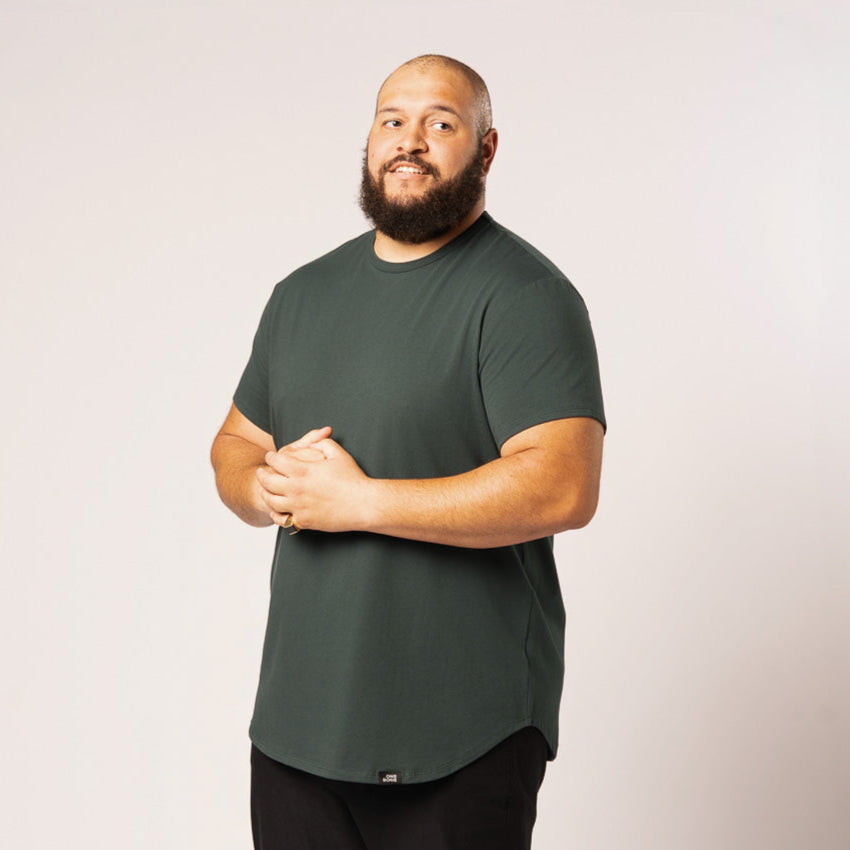 Scoop - T-Shirt - Carbon Green