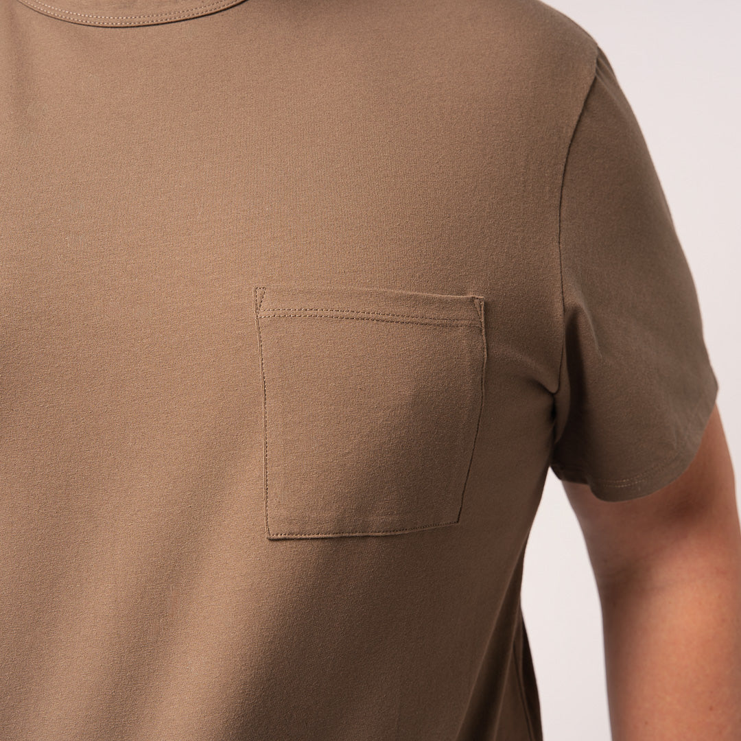 T-shirt à poche – Blanc