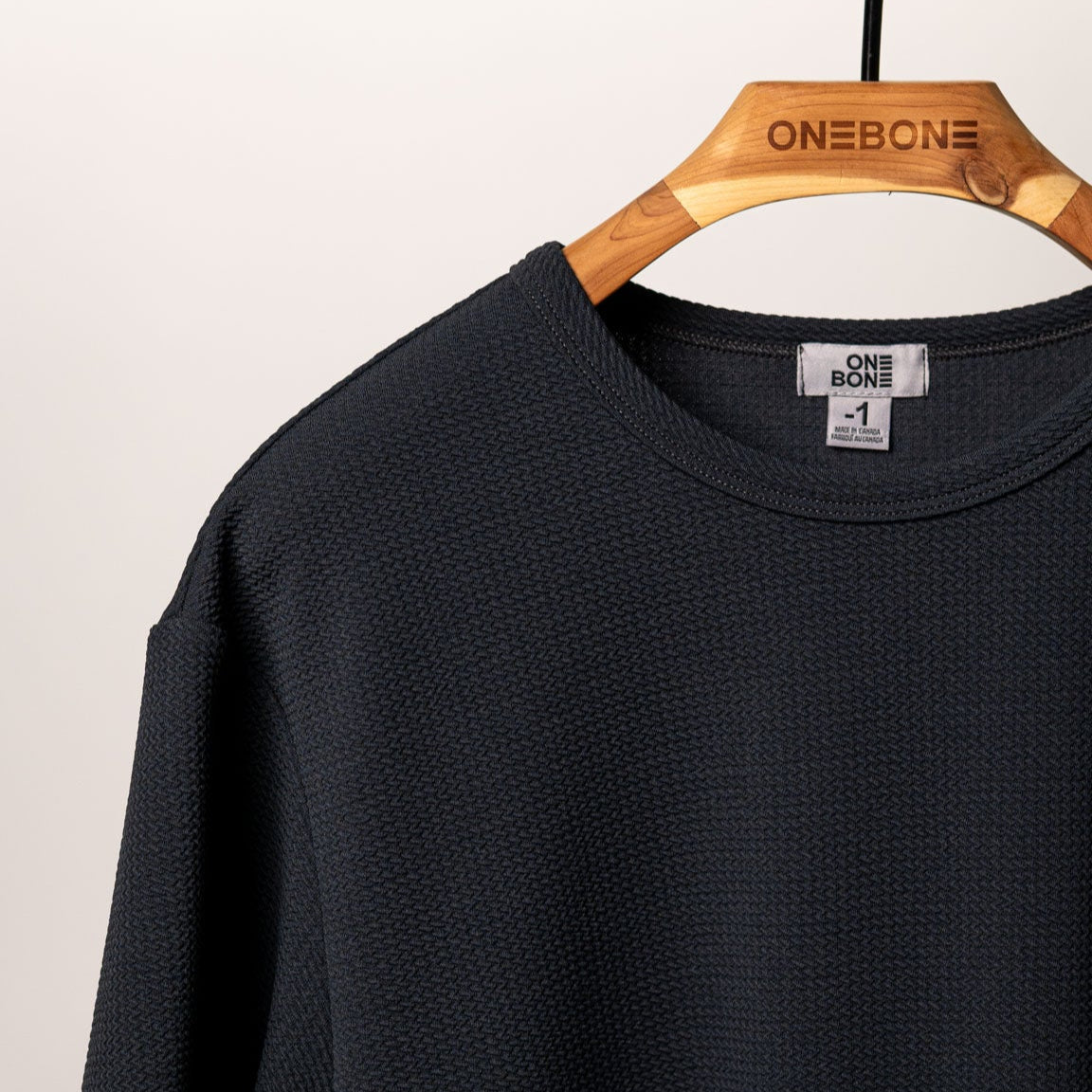 Split Hem Bullet Tee - Carbon Grey