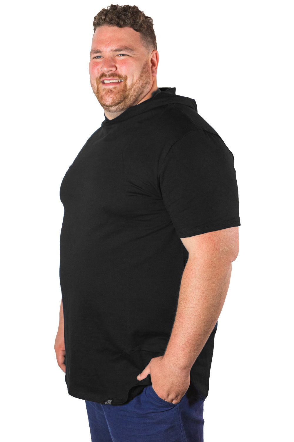 model-specs: Brandon is 6’3" | 350 lbs | size 3