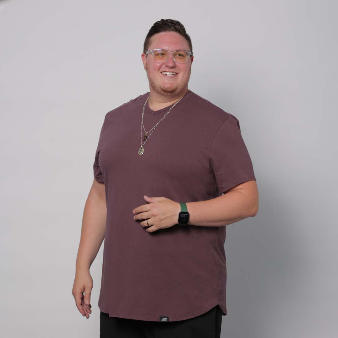 model-specs: Adam is 6’3 |  325 lbs | size 2