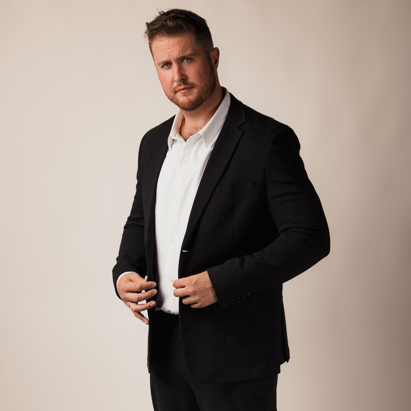 SmartFit Blazer | Men Blazer Black | One Bone Brand
