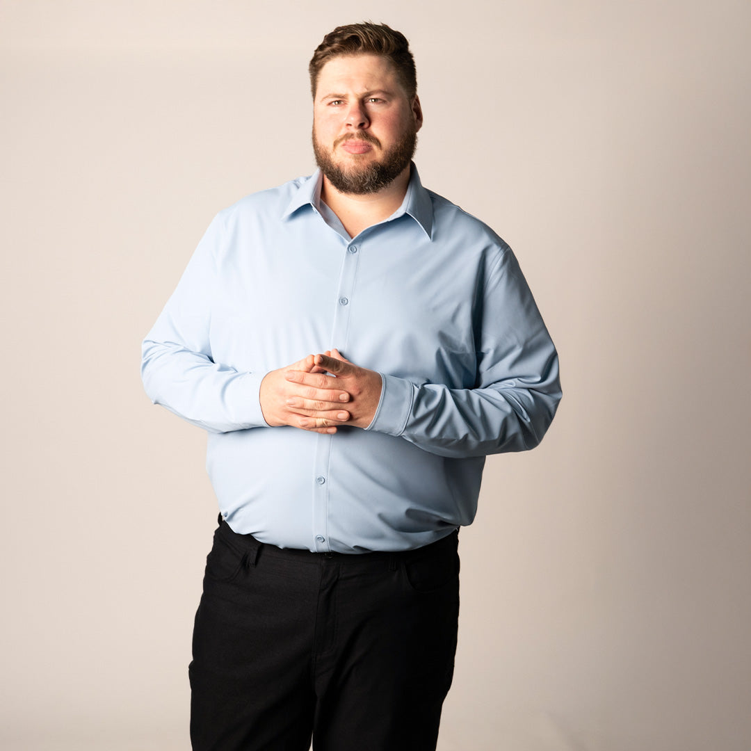 SmartFit Dress Shirt - Light Blue