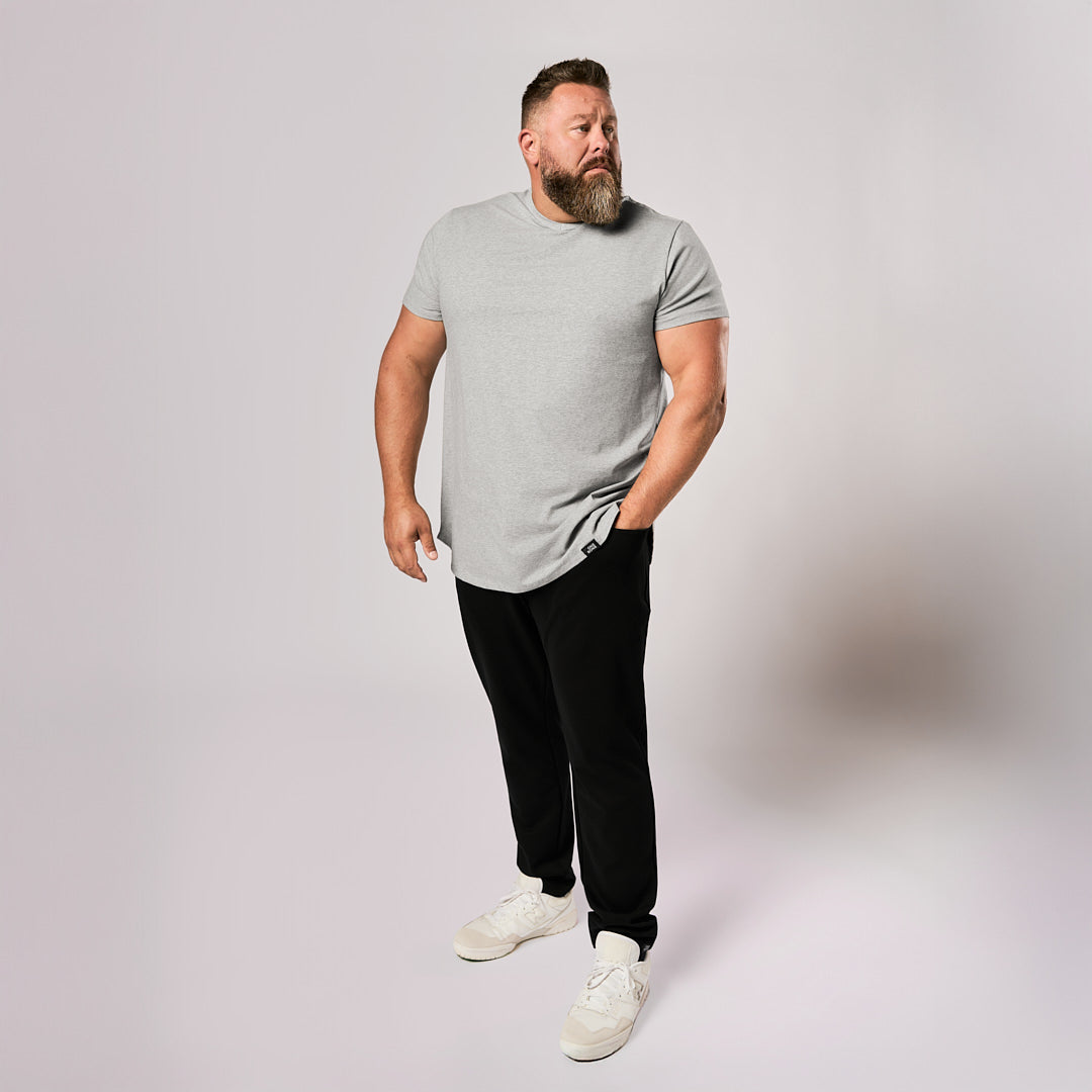 V-Neck - Grey Mix