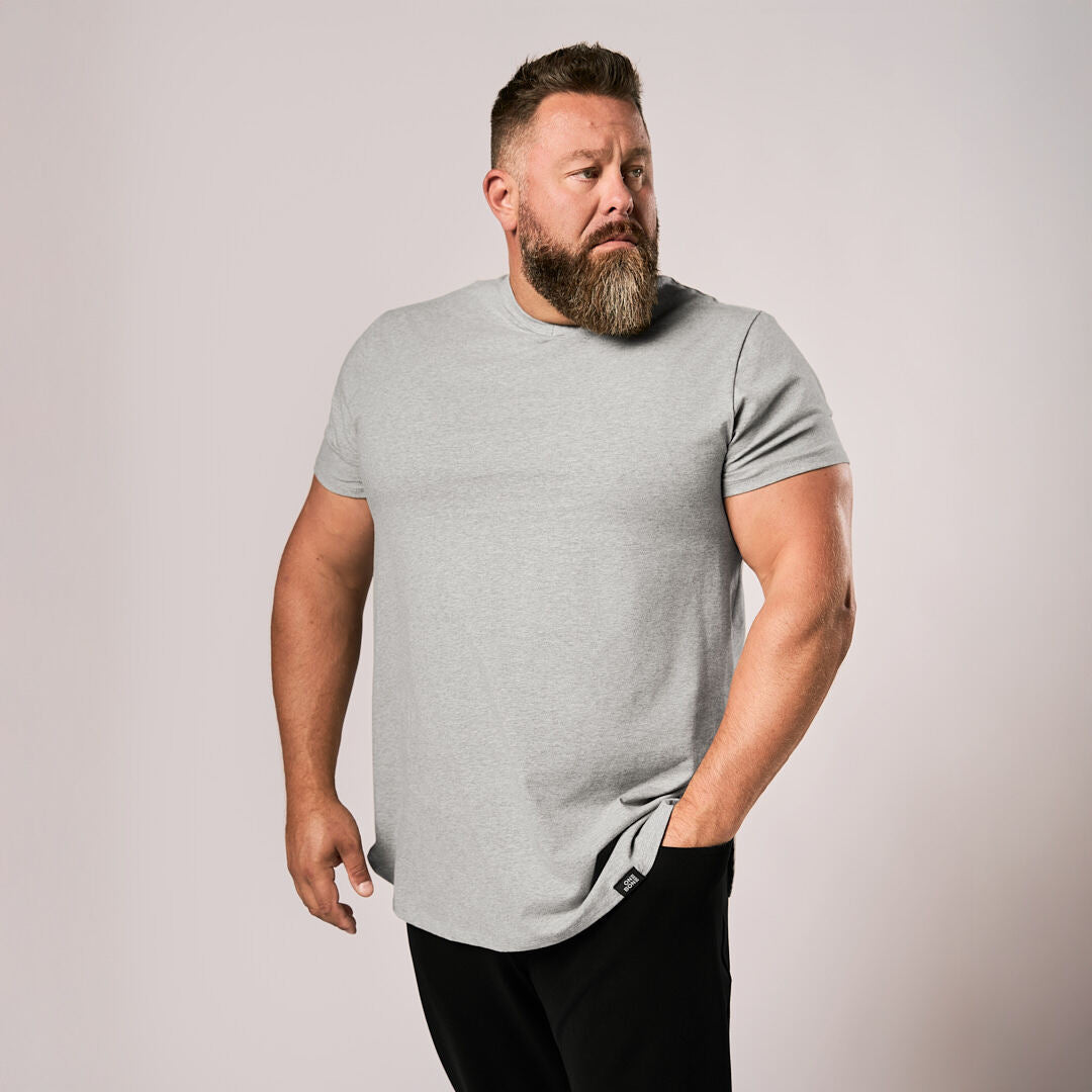 V-Neck - Grey Mix