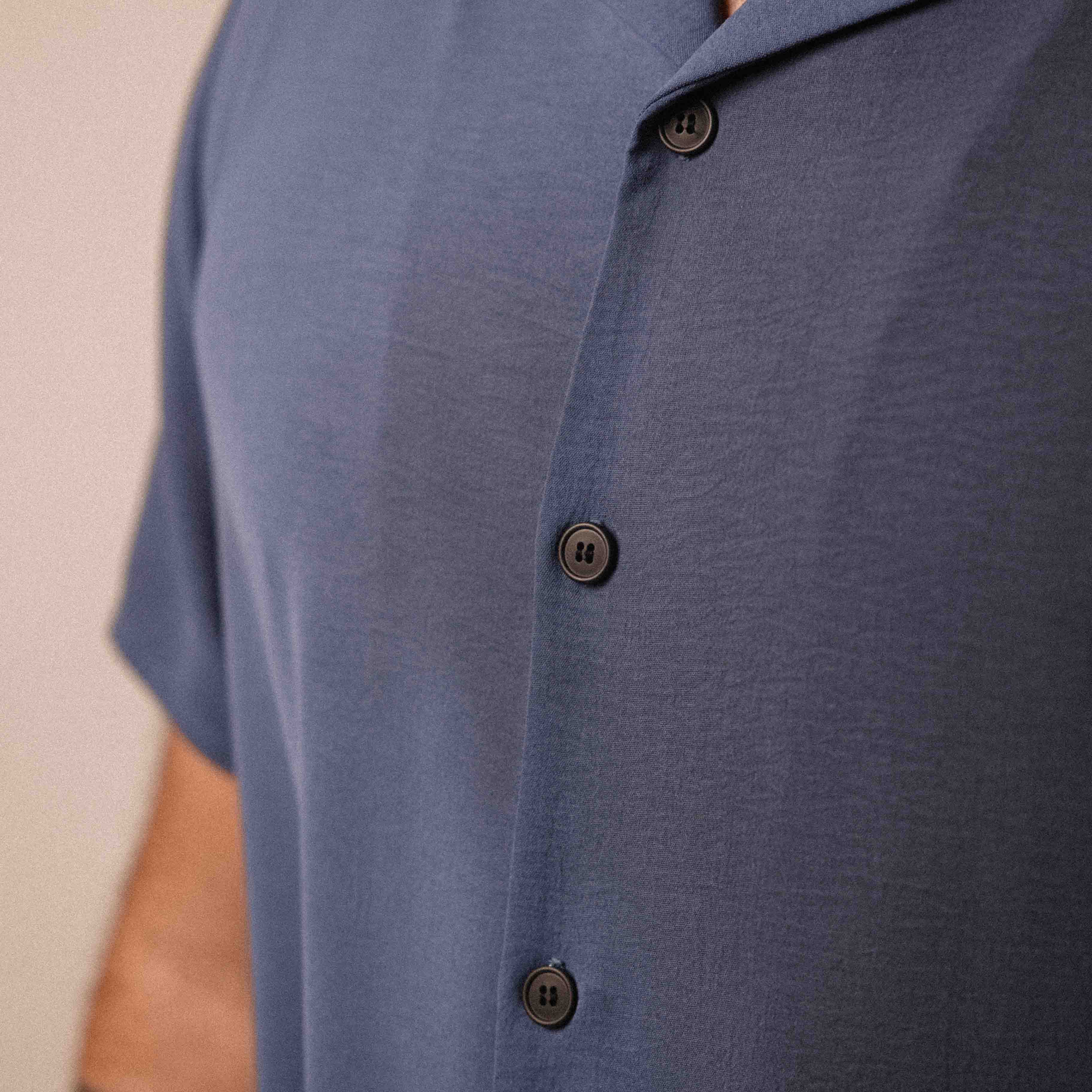 Airflow Yacht Shirt - Denim Blue