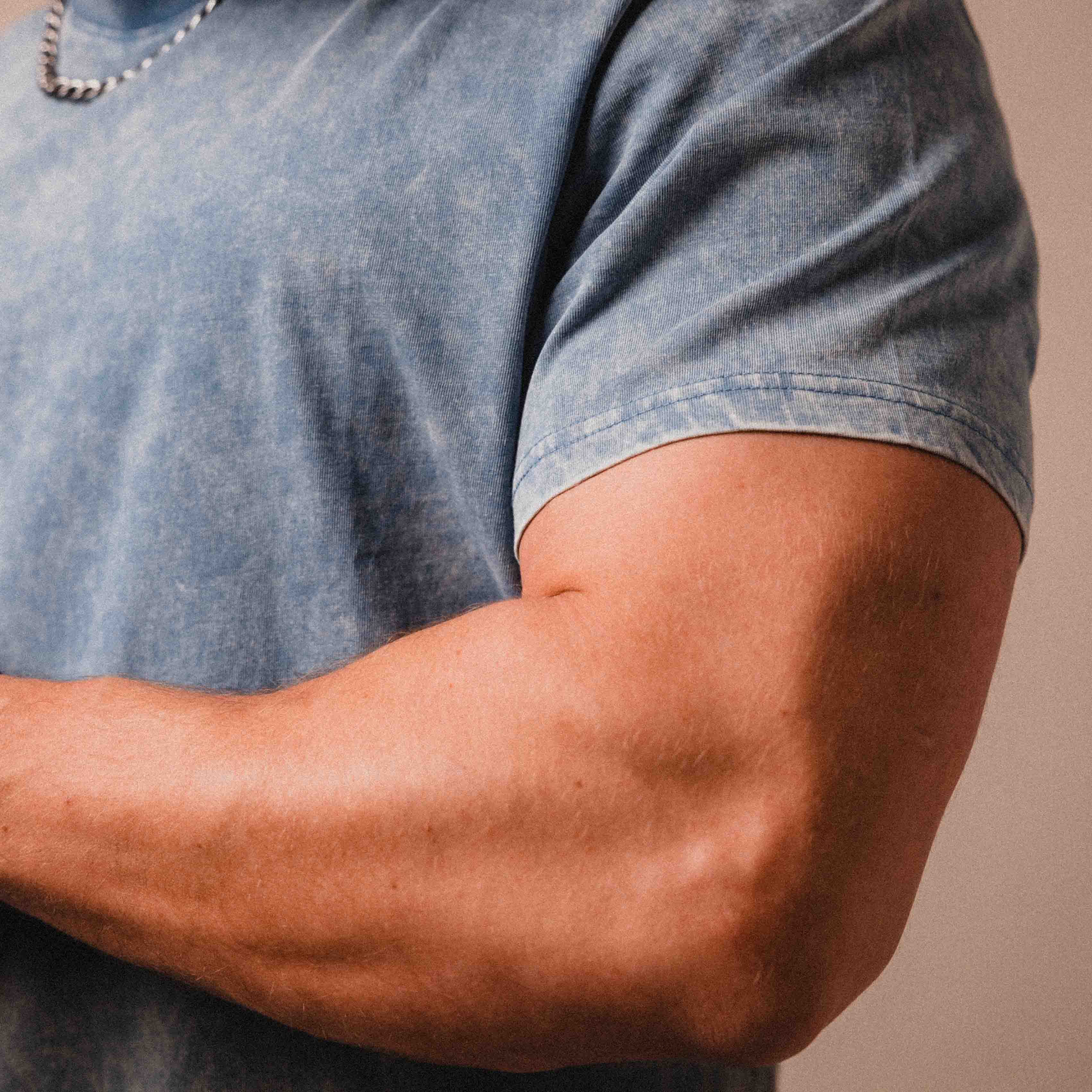 Stone Wash Tee - Denim Marble