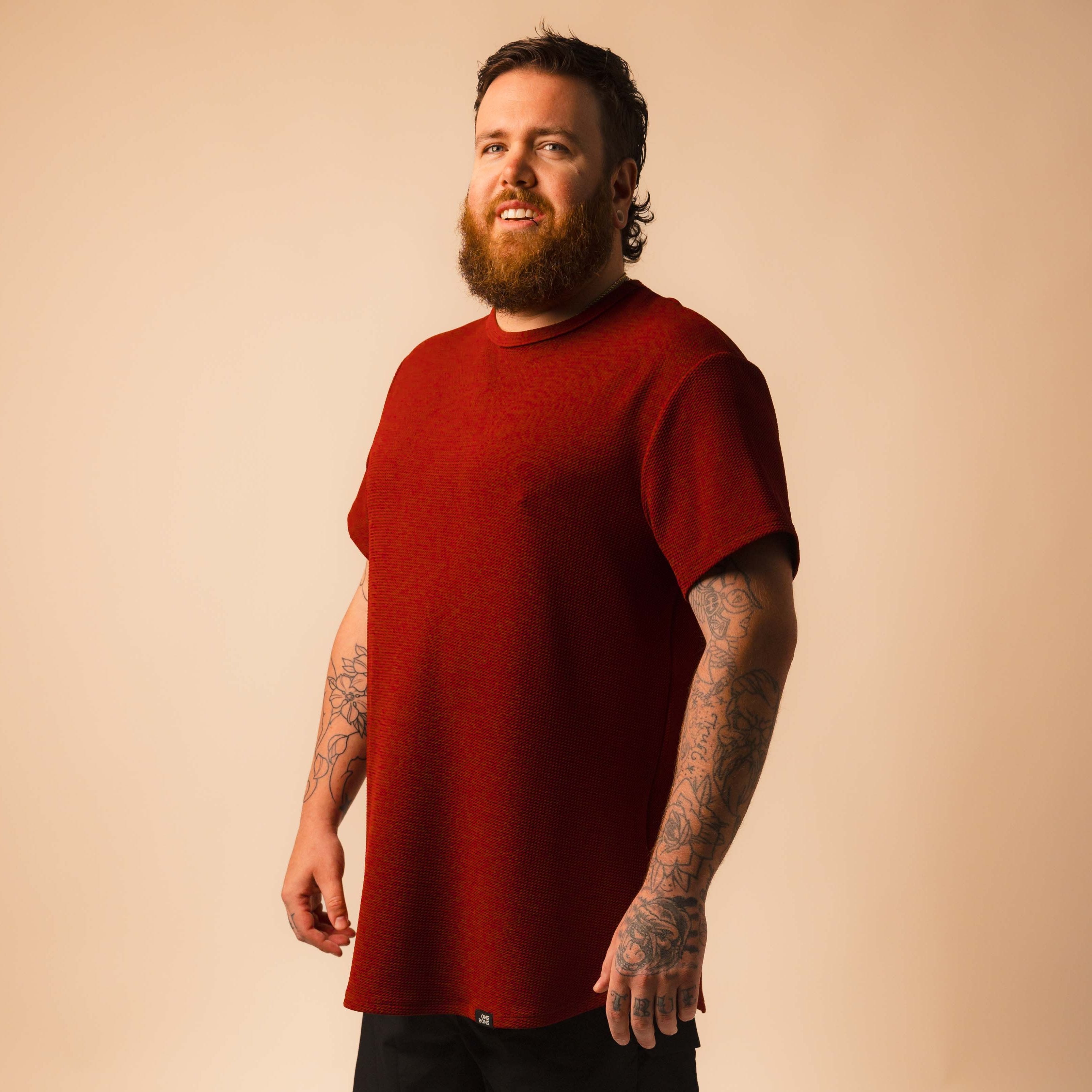 model-specs: Justin is 6'0 | 275 lbs | size 1