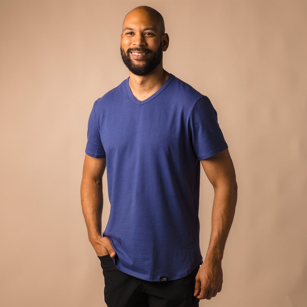V-Neck - Twilight Blue