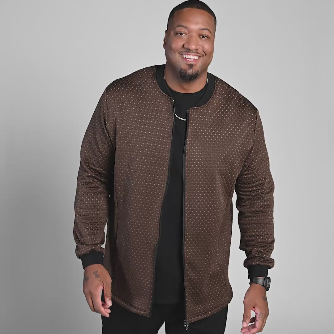 Quilt Bomber - Coffee