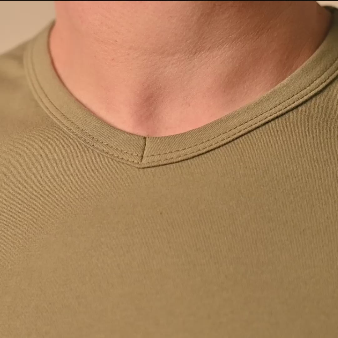 V-Neck - Vintage Green