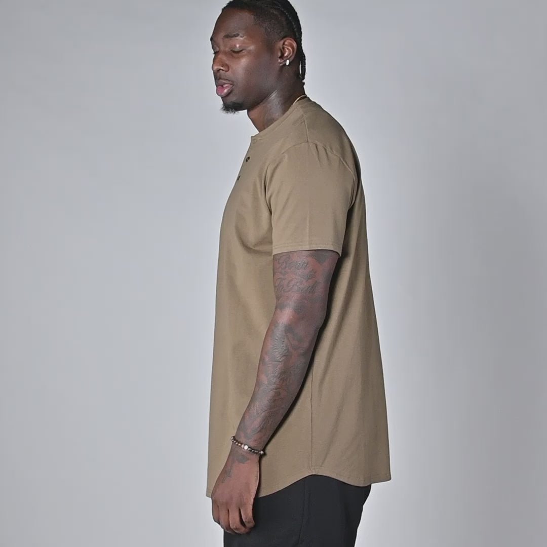 Henley - Military Olive
