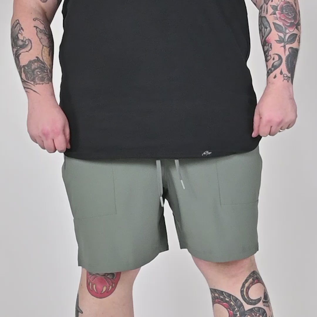 Everywear Short V2 - Fade Green