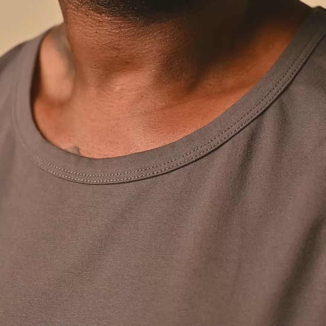 Tank Top - Mini Scoop - Dark Grey